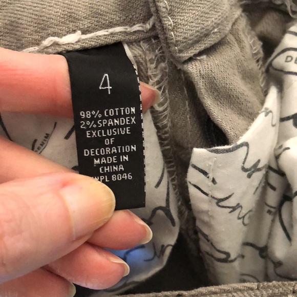 Inc Denim | Woman Boot Leg Regular Fit Jeans Gray Size 4 - Picture 9 of 12